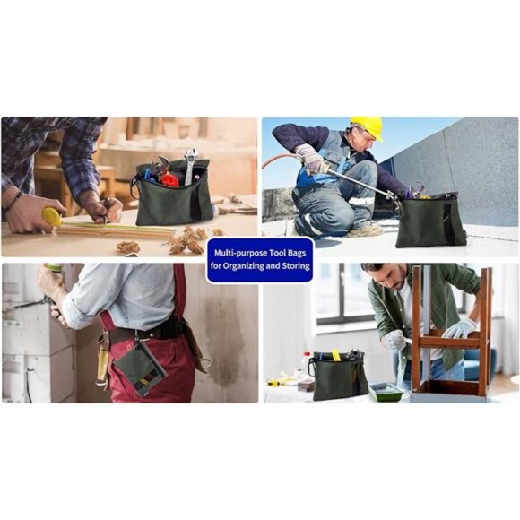 Tool Bags, 3-Pack Water Resistant Utility Zipper Organizer Pouch, 900D Nylon - Picture 6 of 7